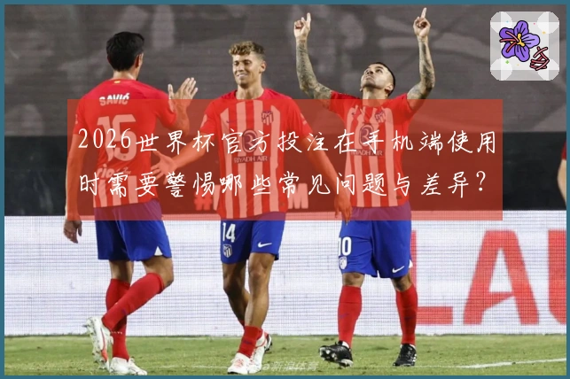 2026世界杯官方投注在手机端使用时需要警惕哪些常见问题与差异？
